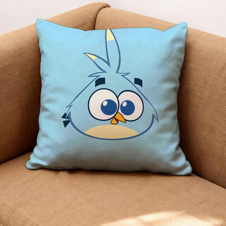 Angry Birds Cushion Cover Premium Comfort Reversible Pillow Cove -Two ...