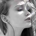 3.5mm Wired Earphone In Ear Headset HIFI Heavy Bass Earbuds Monitor Sports Headset Stereo Music Gaming Headphone With Microphone.