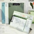 1 Pcs Writing Pad Memo Clip Board Verhical Plate Clamp A4 File Folder Multifunction Clipboard Dual-use Paper Storage Organizer. 