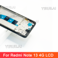 100% Tested Screen pantalla for Xiaomi Redmi Note 13 4G Lcd Display Digital Touch Screen for Redmi Note 13 4G 23129RAA4G Part. 