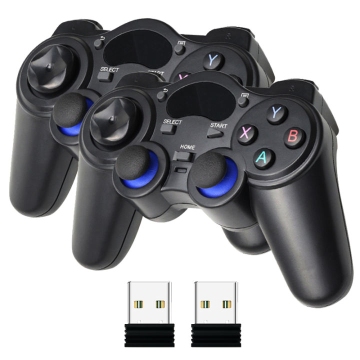 2.4Ghz Wireless PC Game Controller USB Gamepad For PS3 / TV Box ...