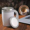 Automatic Stirring Magnetic Coffee Mug Rechargeable 304 Stainless Steel Inside 380ml. 