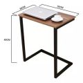 Sofa Side Table for Small Spaces - C Table Laptop Snack Coffee Bedside Table Living Room. 