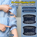 5Pcs Shirt Sleeve Holder, Elastic Mesh Sleeve Fixer Bands, Anti-slip Clip Arm Cuffs Strap Multi-Use Headband For Daily Use.