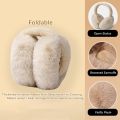 Winter Folding Portable Cold Protective Furry Plush
Earmuffs Windproof Outdoor Soft Comfortable Fur
Ear Protection Muffs. 