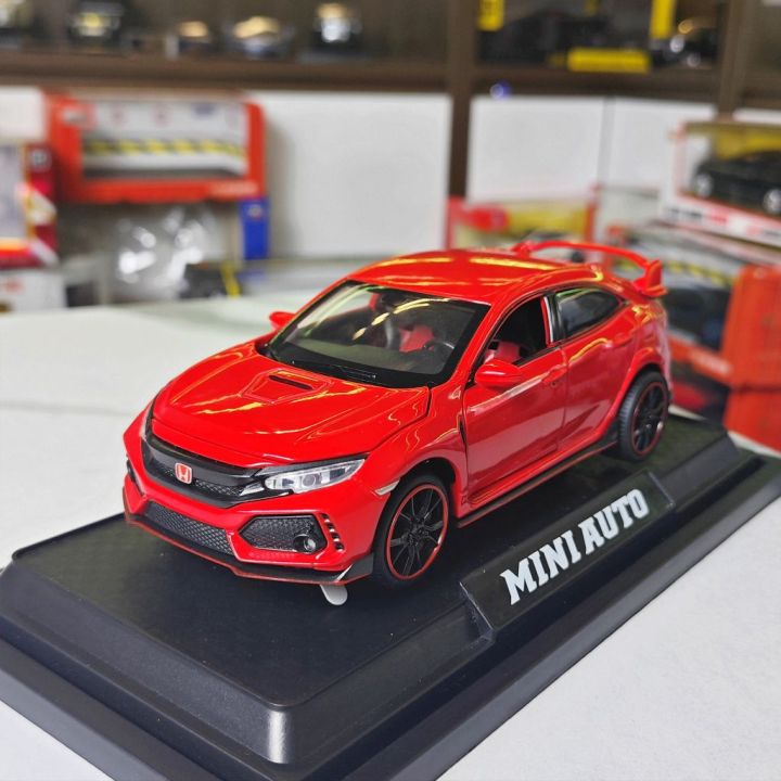 Honda%20Civic%20Type%20R%20Diecast%20Model%20Car%201:32%20Scale%20Collectible%20Toy%20Red%20ABS%20Material%20-%20Image%203