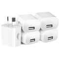 1/5pcs Universal Travel Australia New Zealand AU Plug USB Wall Charger Power Phone Charging Head Australian Standard for iPhone.