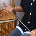 Practical Telescopic Pocket Scratching Massage Kit Stainless Steel Scratcher Handy Pen Clip Back Scratcher Relax Back Massager. 
