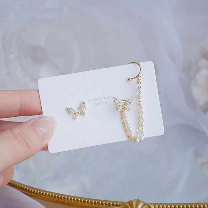 Elegant%20Cute%20Hanging%20Type%20Butterfly%20Clip%20Ear%20Cuff%20For%20Women%20-%20Image%205