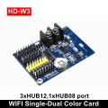 Monochrome Wi-Fi Control Card HD-W3A HD-W3 Low Cost For Shop Signboard Display 1280*32 Pixels. 