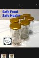 500ml Glass Jar with Metal Lid, 6Pcs Pack. 