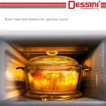 DESSINI ITALY 20L Counter Top Digital Microwave Oven 10Power Level Deprost Reheat Toaster Roster. 