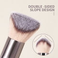 MAANGE 1pc Makeup Brushes Dual Side Slope Shape Top for Foundation Highlight Concealing Cosmetics Blending Soft Bristle Gift. 