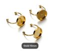 1 pcs Adjustable ring base for resin art work | Stainless steel ring base for resin | Ring base for handmade jewelry. 