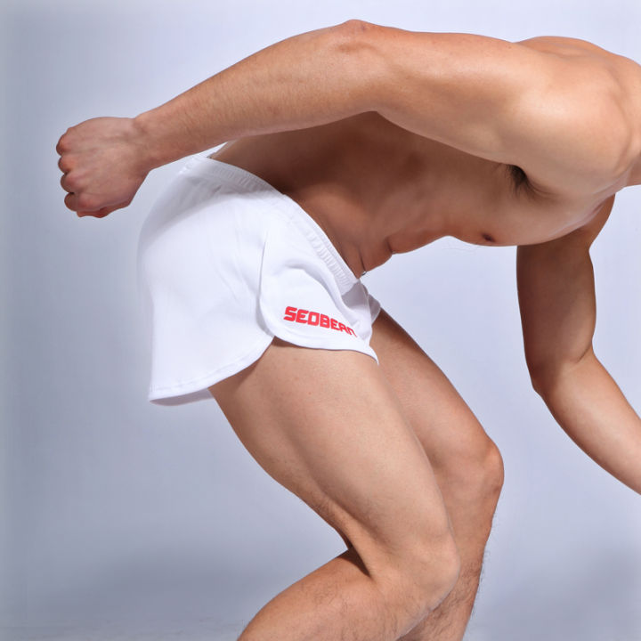 SEOBEAN Men's Sports Running Training Shorts Active Lifestyle Comfortable Inner Shorts