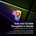 1/2PCS USB Glass Bottle Car Interior Atmosphere Light Plug and Play RGB Amber Colorful Transparent Reading Lamp Night Light. 