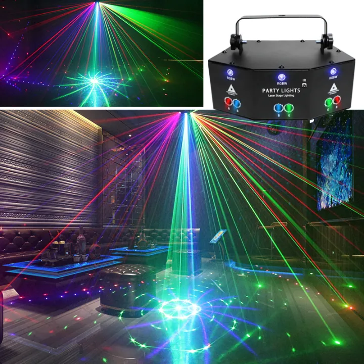HCWE%209%20Eye%20RGB%20Disco%20Beam%20Laser%20Light%20Projector%20Dmx%20Strobe%20Night%20Light%20Podium%20Effect%20Xmas%20Party%20Vakantie%20Halloween%20Party%20Lichten%20-%20Image%205