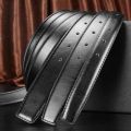 Belts No Buckle 2.4 2.8 3.0 3.2 3.5 3.8cm Width Genuine Belt Men Pin Buckle Leather Black Cowhide Belt Body Without Buckle Strap. 