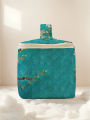 1pc， Portable travel cosmetics with floral patterns, large capacity travel storage bag, cute and stylish makeup bag. 
