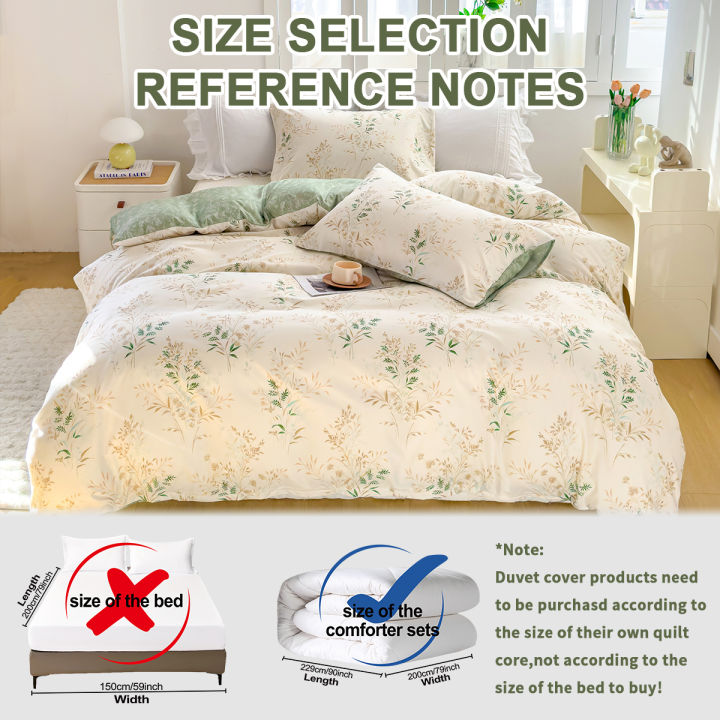 3pcs%20Elegant%20Floral%20Tea%20Art%20Print%20Duvet%20Cover%20Set%EF%BC%8C%20Soft%20Skin-Friendly%20Bedding%20Set%20Includes%201%20Duvet%20Cover%20And%202%20Pillowcases%20-%20Image%202