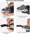 Multi tool kit attachment 5inch grinder attachment angle grinder convert multy tool kit. 