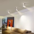 Led Ceiling Light Spot Light Focus Light 220V Track lights 12watt Aluminum Body Wall lamp rail for living room kitchen home office shop store surface mounted Used). 