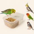 Versatile Plastic Feeding & Bathing Bowl for All Birds. 