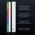 16 LEDS RGB LED Light Bar App Control Desktop Background Atmosphere Light Music Sync TV Wall Computer Game Bedroom Night Light.
