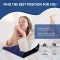 Inflatable Foot Pillow Elevation Leg Pillows For Travel Camping Sleeping Wedge Pillow Knee Cushion Portable Accessories PVC. 