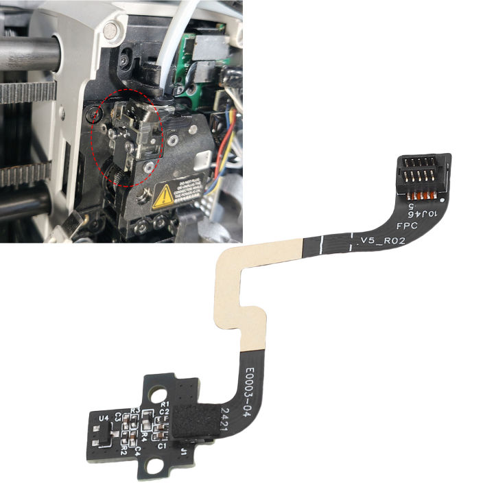 3D Printer Hall Switch Board Hotend Extruder Filament Sensor with Ribbon FPC Cable for BambuLab P1P P1S Series 3D Printer