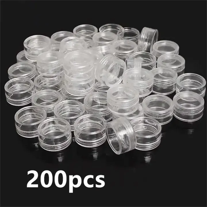 50/100/300pcs%205g%20Transparent%20Cosmetic%20Bottles%20Containers%20Pot%20Sample%20Clear%20Cream%20Jar%20For%20Nail%20Arts%20Small%20Clear%20Can%20Tin%20For%20Balm%20-%20Image%207