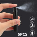 5PCS 5ml 10ml Portable Black Perfume Bottle Perfume Glass Bottle Empty Cosmetics Bottle Sample Test Tube Travel Cosmetic Tool. 