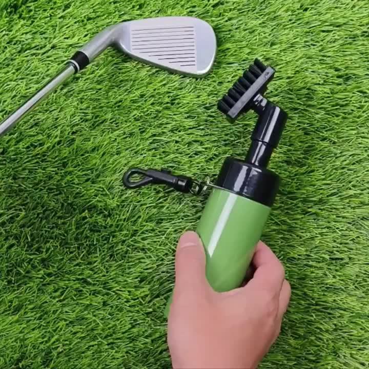 Golf Club Cleaner Groove Tube Golf Brush Golf Club Brush With Leakproof Reservoir Tube Squeeze Bottle For Easy Cleaning