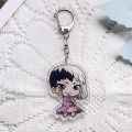 1/6PCS Anime Characters Dr. STONE Acrylic Keychain Accessories Keyrings Friends Funny Cartoon Bag Charms Backpack Pendant.