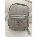 2025 New Design Cartoon Childrens Backpack Animal Embroidery Pattern School Bag Boys Girls Toddler Kindergarten Kids Backpack.