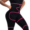 3 in 1 Waist Trainer Hot Thermal Sauna Shapewear Fat Burning Sweat Thigh Trimmer Body Shaper Weight Loss Butt Lift Workout Belts.