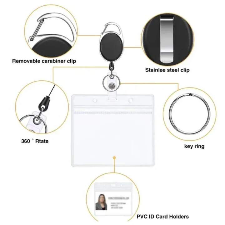 1PCS%20Key%20Chain%20Black%20Retractable%20ID%20Credit%20Card%20Holder%20Clip%20Bag%20Student%20Retractable%20Badge%20Reel%20with%20Card%20Holder%20Case%20Cover%20-%20Image%204