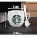 Starbucks mug cartoon pattern mug ceramic souvenir Hot Cup coffee mug 180ml. 