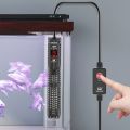 Aquarium Submersible Heater Fish Tank LCD Display Digital Adjustable Water Heating Rod Constant Temperature Control 500W.