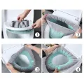 Warm Toilet Seat Cover Comfortable Thick Knitted O-shaped Universal Bathroom Washable Toilet Cushion Closestool Mat Pad Cover. 