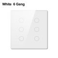 AVATTO Brazil WiFi Smart Light Wall Switch,Tuya Touch-Sensor Smart Interruptor 4/6 Gang Switch,Work for Alexa Google Home.