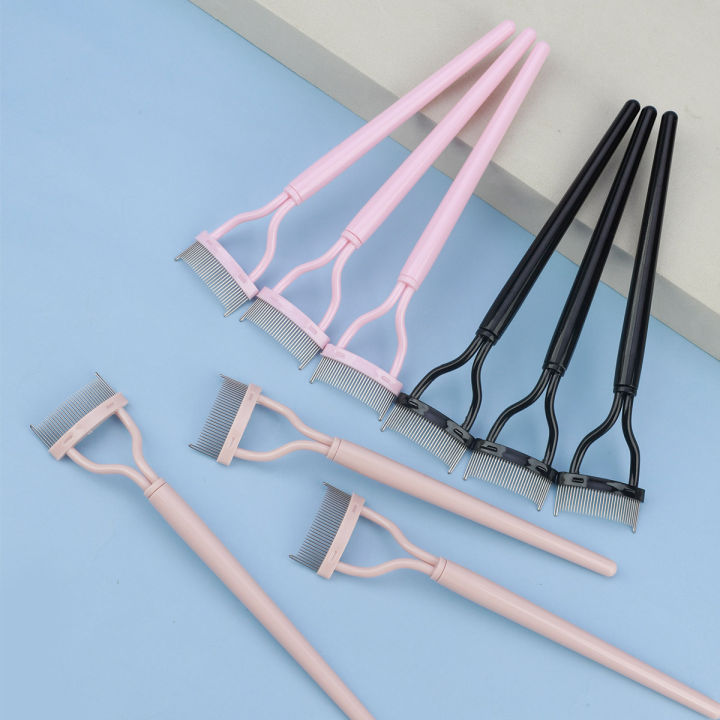 1/3%20Pcs%20Portable%20Eyelash%20Brush%20Comb%20Eye%20Lash%20Stainless%20Steel%20Eyelash%20Combing%20Tools%20Eyelash%20Curler%20Makeup%20Lash%20Separator%20-%20Image%202
