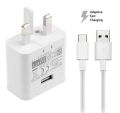 Samsung Fast Charger Adapter With Type C Cable For Fast Charging. 