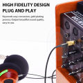 10/5PCS Jack 3.5 To 6.35 Audio Adapter 6.5mm To 3.5mm Converters Male Female Connector Headphone Plug 6.3mm Consumer Electronics. 