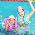 Children/Adult Inflatable Jacket Floating Ring/Kids Saftey Life Jacket. 