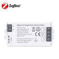 Zigbee 3.0 RGB CCT RGBW LED Strip Light Controller Dimmable Voice Control Work With Tuya Gateway Alexa  SmartThings Bridge. 