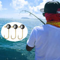 10pcs/lot Micro Jig Head Fishing Hook 1g-5g Ice Fishing Hook Mini Crank Jig Fishhook Soft Lure Fishing Tackle.