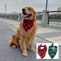 Classic Red Black Plaid Pet Dog Bandana Cat Puppy Kerchief Pet Dog Accessories Pet Neckerchief Scarf Dog Saliva Towel. 