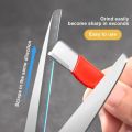 Precision Edge Professional Kitchen Knife Sharpener - and Diamond Ceramic Whetstone for All Blades, Including Garden.