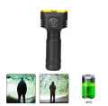 High power Laser Cannon Flashlight – Super Bright Rechargeable LED Torch with Long-Range Beam. 